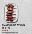 Kyllingesticks (6 stk)